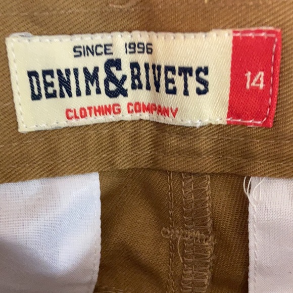 Denim & Rivets Bronze Boy's Shorts Size 14 ( Boy) - Picture 4 of 6